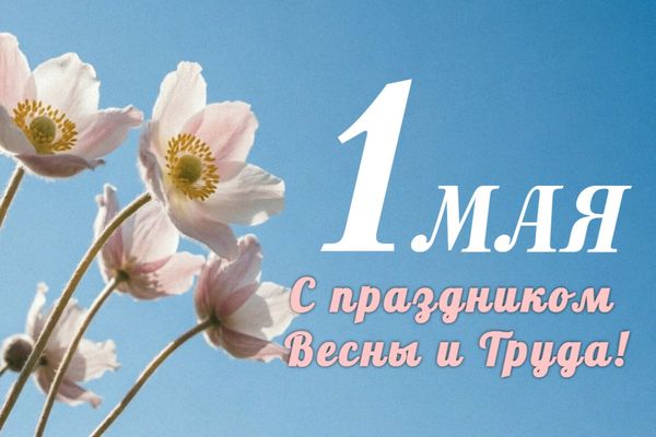 Поздравляем с Днем весны и труда! Поздравляем с Днем весны и труда!