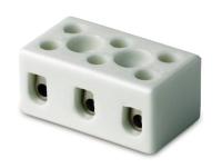 Керамический клеммный блок РВС 3 х 6 мм² Керамический клеммный блок РВС 3 х 6 мм²