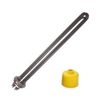 Блок ТЭН-10,0кВт, 220В (420мм.) G1 1/2" нерж/нерж (трубка + колпак) JH